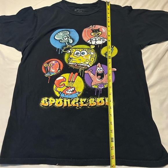 SpongeBob Graphic Tee | Vintage Style Nickelodeon Shirt | Size M - Picture 3 of 6